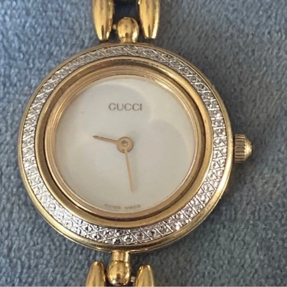 Rare~Gucci *Diamond-Cut* Bezel (ONLY) For Watch 1100/11/12.2/1200